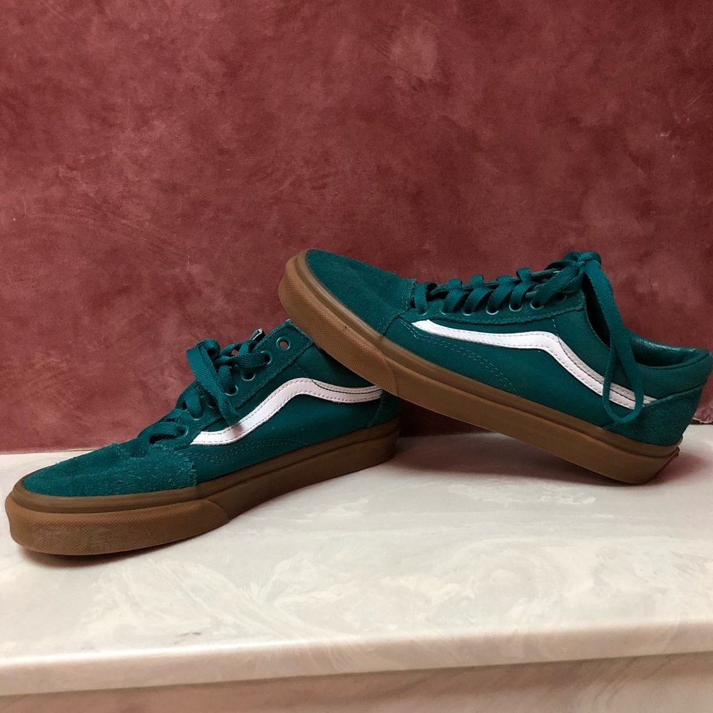 Green Old School Vans